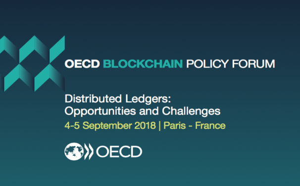 Hamet Aguemon, panel Chair at OECD Blockchain Policy Forum